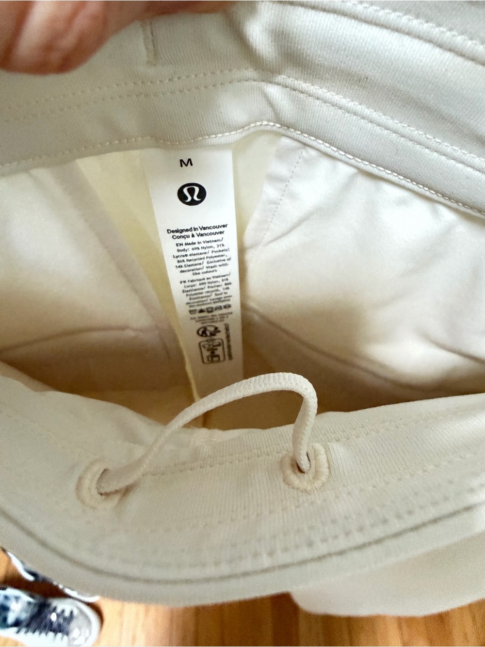 lululemon NWT Medium Daydrift High-Rise Wide-Leg Trousers Ivory - Picture 6 of 7
